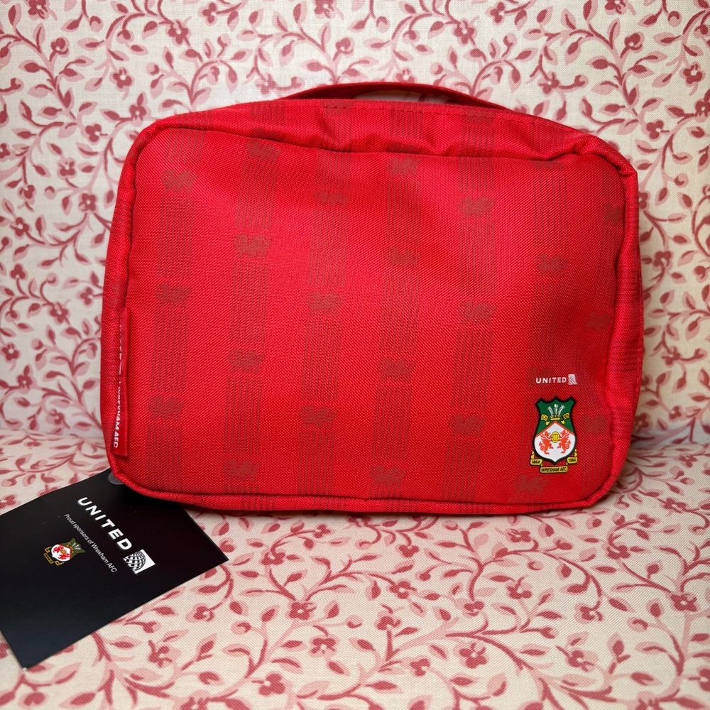 United Wrexham FC Flight Toiletry Bag